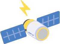 宇宙ステーションのイラスト