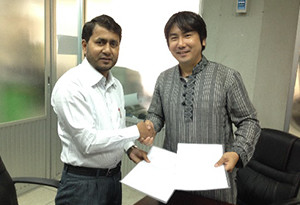 写真-4:エクマットラの契約書