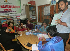 写真-3：先生への研修