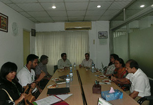 写真-4：MSSの役員とのMTG